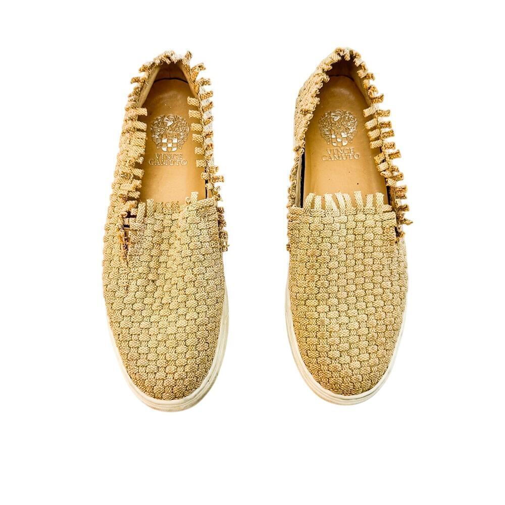 Vince Camuto Bimmy Slip On Woven Espadrille Sneakers Size 10
